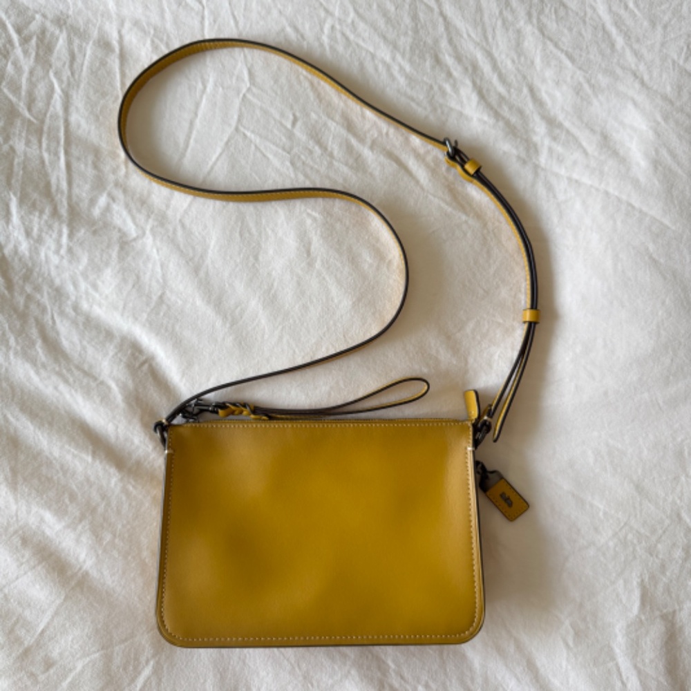 Coach mustard yellow Soho crossbody bag